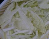 Hình bước làm 1 của món Canh cải thảo thịt băm