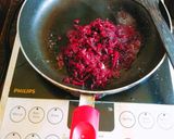 A picture of step 3 of Beetroot Aluva.