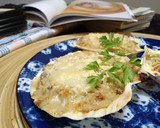 Foto del paso 7 de la receta: Vieiras rellenas de marisco y alcachofas