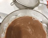 Hình bước làm 5 của món Flan mix Trái cây-Milo sữa