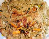 A picture of step 4 of Masala Bajre ki Roti/paratha yummy.