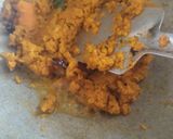 A picture of step 3 of Fried Carrot paste.