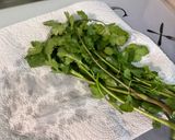 Une image de l'étape 1 de Sauce Salade Épicée à la Coriandre et Ail Frais Confit.