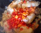 Foto del paso 7 de la receta: Salsa de pollo (con puré de tomate casero, tomate natural)