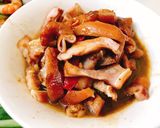 Hình bước làm 3 của món Phá lẩu lòng heo