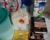 Foto langkah ke 1 dari resep Puding Brownis Roti Tawar.