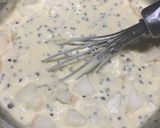 Une image de l'étape 2 de Fondant aux poires 🍐, fromage blanc et pépites de chocolat.