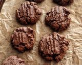 A picture of step 5 of Easy Crumbly Chocolate Protein Bites.