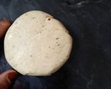 A picture of step 3 of Jowar flour namak pare.