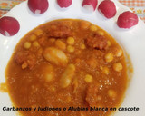 Foto del paso 10 de la receta: Garbanzos y Judiones o Alubias blanca en cascote