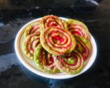 A picture of step 7 of Tricolour Puri.