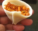 A picture of step 3 of Farsan samosa.