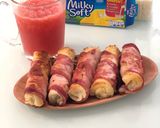 Foto langkah ke 5 dari resep Roti Lapis Bacon isi Keju Melted / Mozarella.