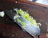 Foto del paso 2 de la receta: Pasta con crema de puerro y queso