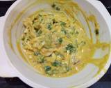 Spring onion pakode (fritters) recipe step 2 photo