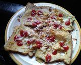 A picture of step 6 of Egg cheese toast.