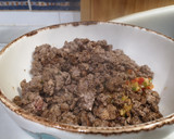Foto del paso 4 de la receta: Calabacines luna rellenos de carne y verduras