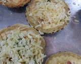 Foto langkah ke 9 dari resep Spinach quiche with smoke beef.