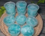 Foto langkah ke 4 dari resep Puding Kelapa Blueberry.