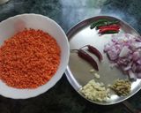 মসুর ডালের ঝুরঝুরে চচ্চড়ি (masoor daler jhurjhure chorchori recipe in Bengali) রেসিপির ধাপ 1 ছবি