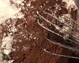 A picture of step 2 of Rich Chocolate Slice Cakes.