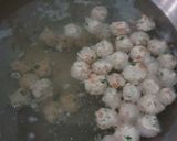 รูปขั้นตอนการทำที่ 6 ของ ลูกชิ้นอกไก่ผสมผัก