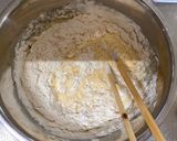 A picture of step 1 of Onion Bread (How to make super easy thinnest dough no-rolling pin).