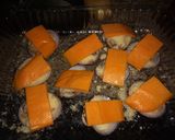 Foto del paso 6 de la receta: Pulpos a la provenzal, mejillones gratinados, rabas y langostino