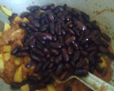 A picture of step 2 of Rajma.