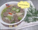 Foto langkah ke 4 dari resep Sayur Oyong Misoa Bakso.