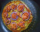 A picture of step 3 of Healthy Sprouts Pizza.