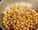 A picture of step 1 of Black Gram / kala Chana Curry.
