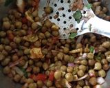 A picture of step 4 of Chana chat.