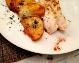 Foto del paso 2 de la receta: Chernia a la plancha con patatas españolas