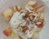 A picture of step 2 of Loaded apple mayo salad with almonds.