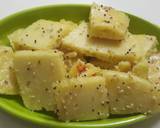 Khatta dhokla recipe step 3 photo