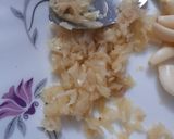 A picture of step 2 of Mil's Fresh,quick Ginger garlic with mortar pestle.