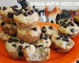 Foto langkah ke 7 dari resep Muffin Banana Choco Chip Tanpa Pengembang No BP No BS 🎶.