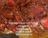 Easy stir fried honey and soysauce beef with egg noodles recipe step 1 photo