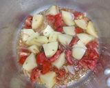 A picture of step 2 of Aloo ki Tahiri.