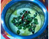 வெண்டைக்காய் மோர் குழம்பு(vendakkai mor kulambu recipe in tamil) ரெசிபி ஸ்டேப் 4 புகைப்படம்