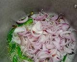 A picture of step 3 of Mutton biryani.