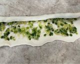 A picture of step 10 of Scallion Pancakes.