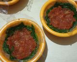 A picture of step 3 of Sanjh savera nest kofta curry.