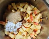 A picture of step 2 of Apple pie french toast.
