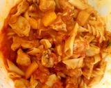 A picture of step 6 of My Delicious Sweet Chicken Chilli Pasta. 😀.