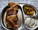 A picture of step 6 of Crispy Rava Mysore masala dosa.