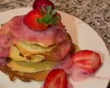 Pas rețetă Pancakes cu spumă de căpșuni 3 fotografie