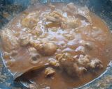 A picture of step 5 of Dhaba style Chicken masala.