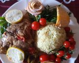 Lecsós 🐟🎏🐟hal-filé🌶️🍅🫑🧅🧄🥗 recept fázis 7 fotója